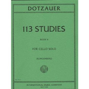 Dotzauer, J. Friedrich - 113 Studies for Solo Cello, Volume 2 Nos. 35-62 - by Johannes Klingenberg